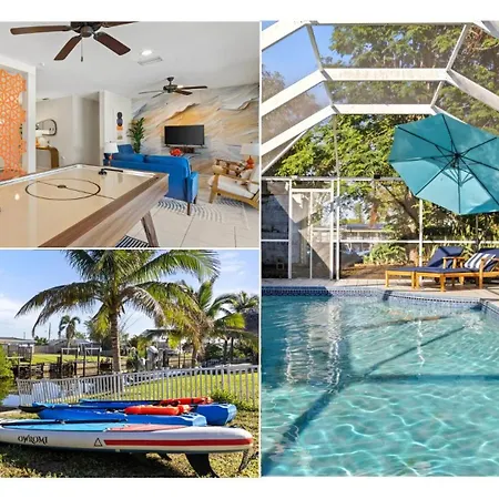 Villa 4Bd With Pool & Games - 2 Mins To Port Charlotte